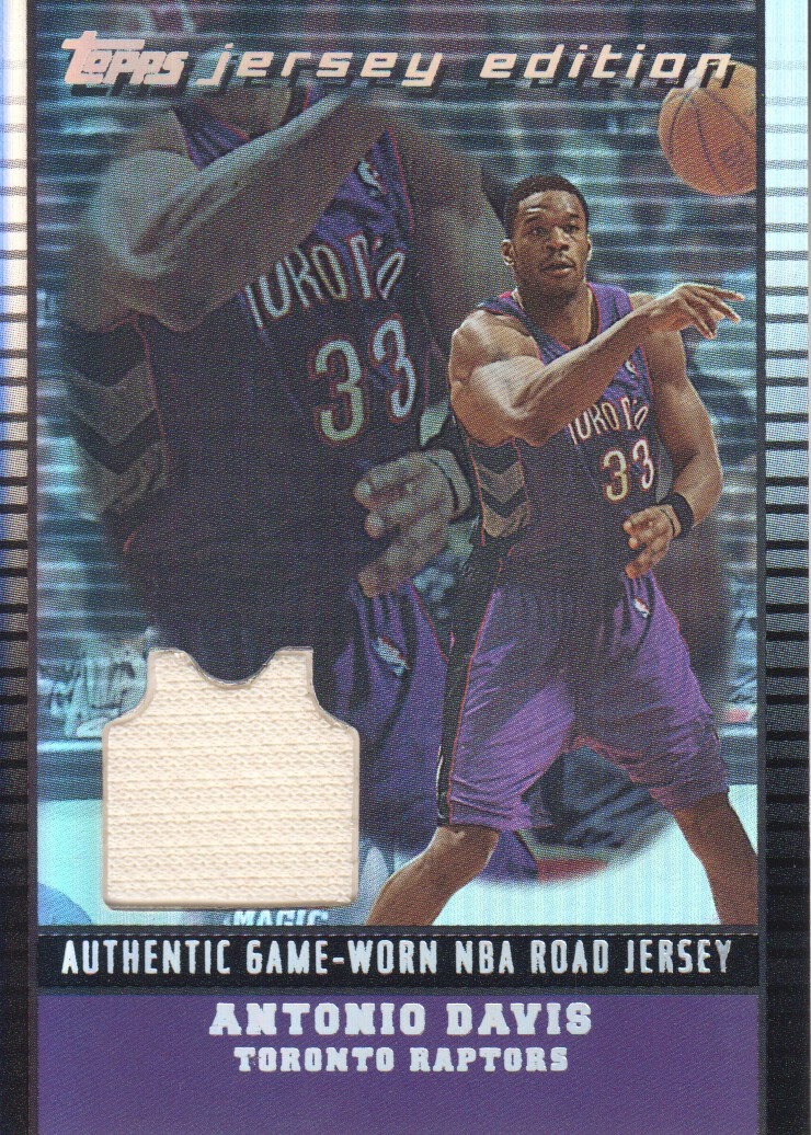 2002-03 Topps Jersey Edition Black #JEAD Antonio Davis R UER