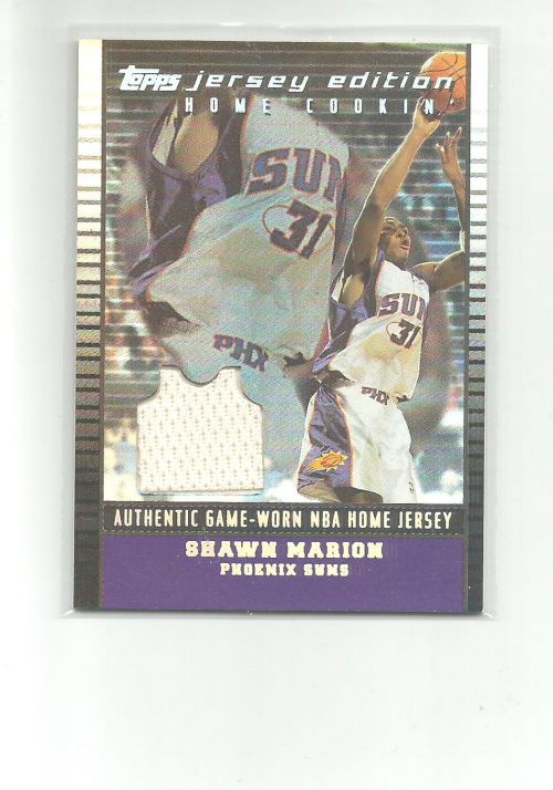 2002-03 Topps Jersey Edition Black #JESMA Shawn Marion H