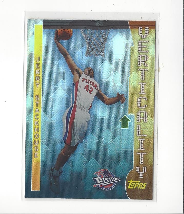 2002-03 Topps Verticality #V9 Jerry Stackhouse