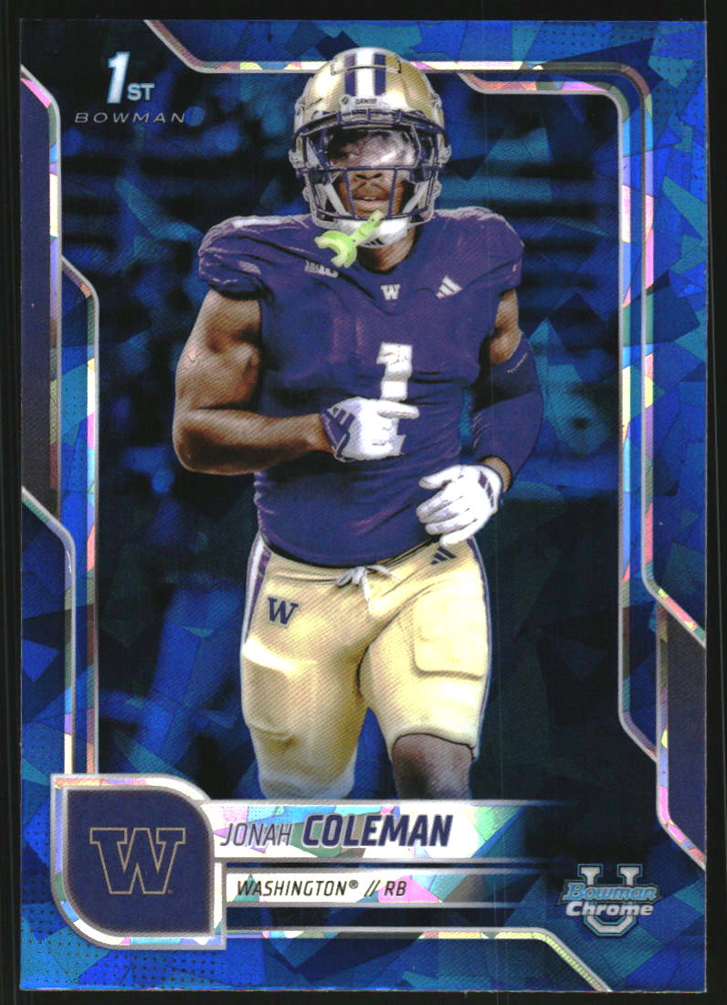 2025 Bowman Chrome Sapphire University #18 Jonah Coleman
