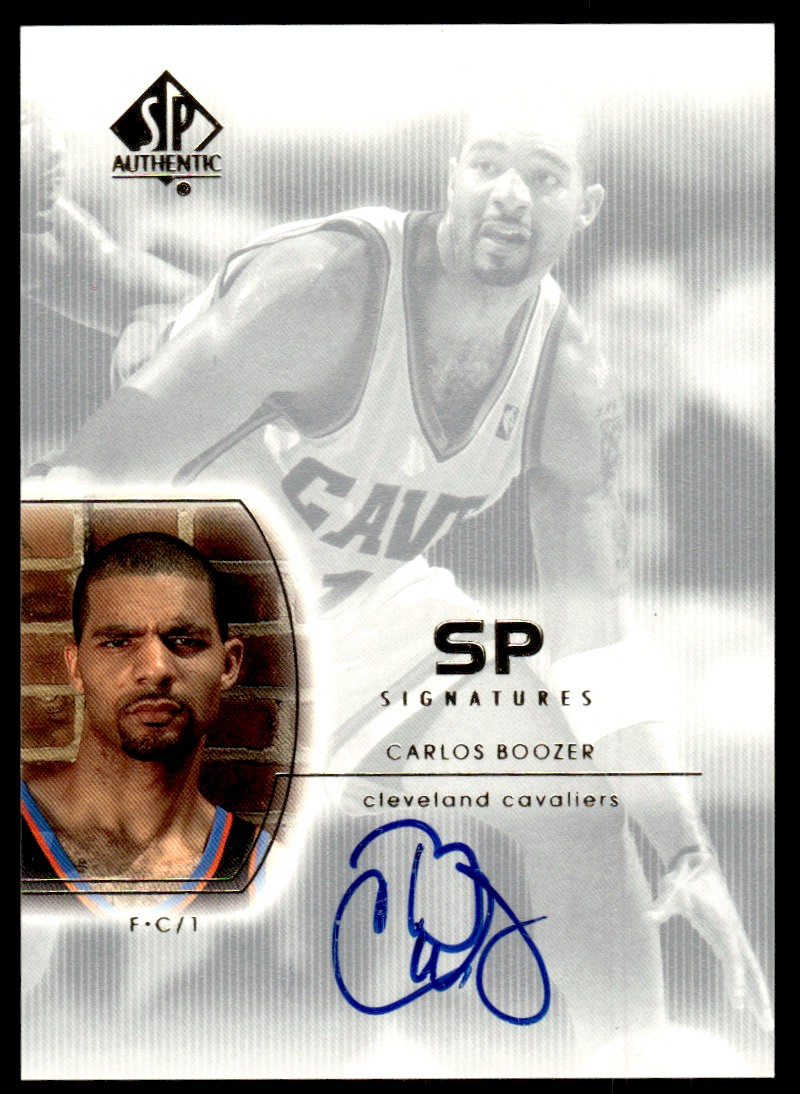 2002-03 SP Authentic SP Signatures #CA Carlos Boozer