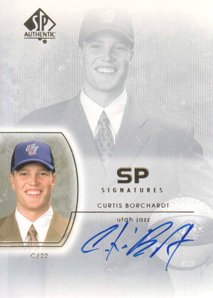2002-03 SP Authentic SP Signatures #CU Curtis Borchardt