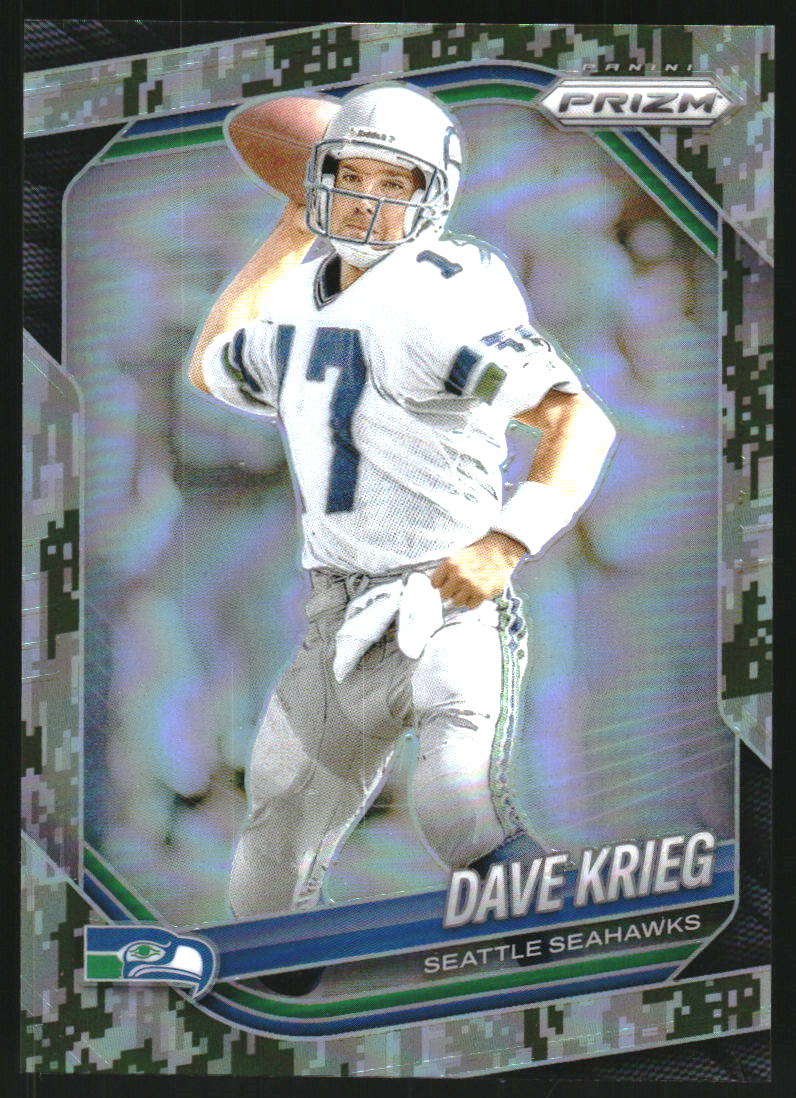 2025 Panini Prizm Prizms Forest Camo #88 Dave Krieg /15