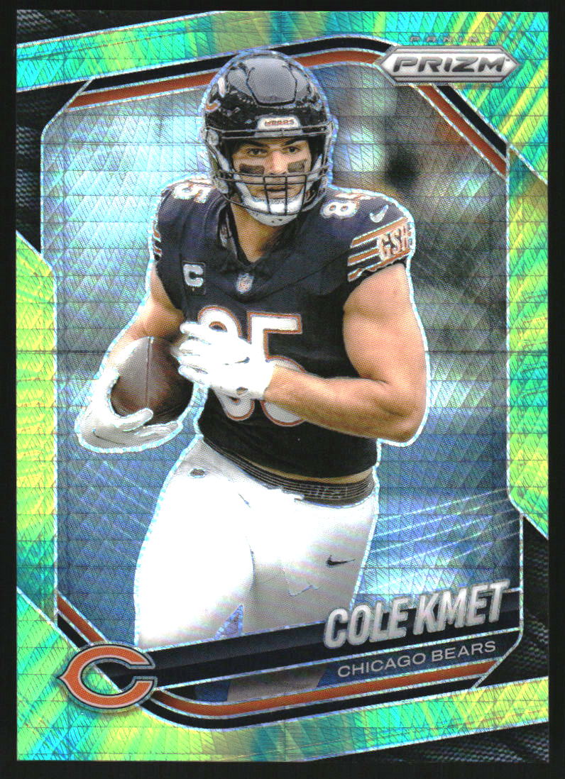 2025 Panini Prizm Prizms Hyper #112 Cole Kmet /200
