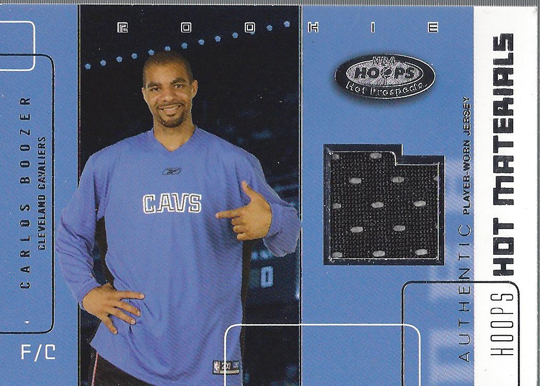 2002-03 Hoops Hot Prospects Hot Materials #45 Carlos Boozer
