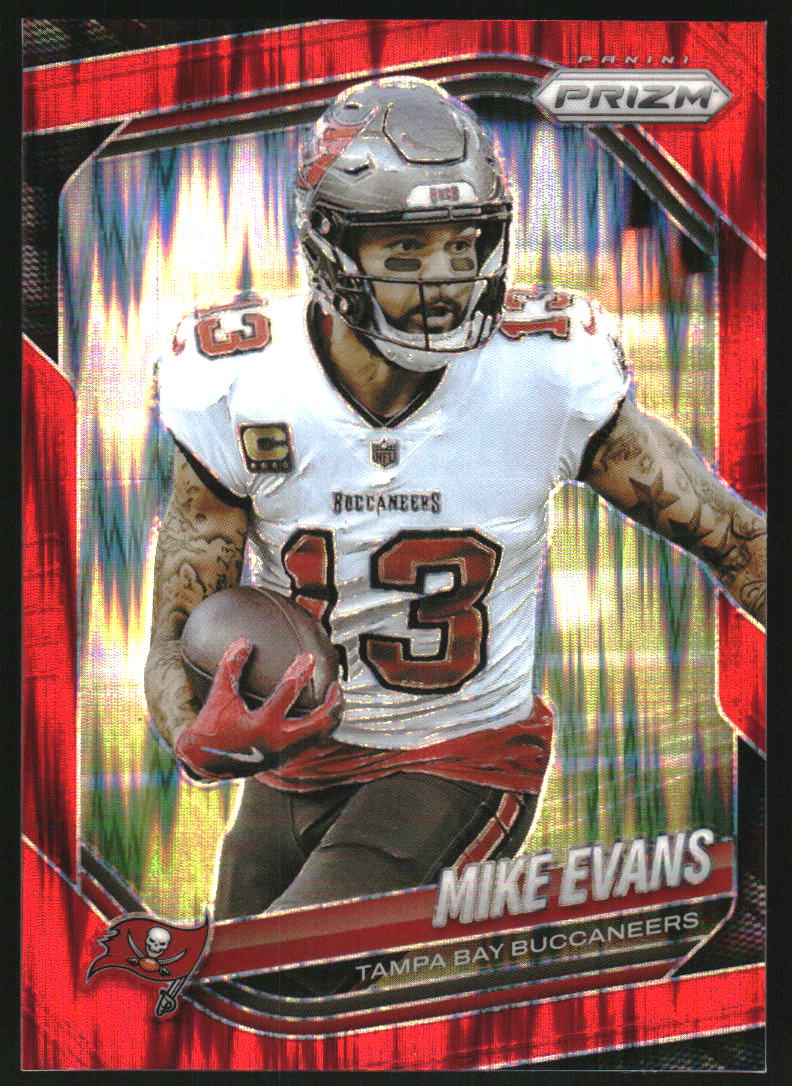 2025 Panini Prizm Prizms Red Flash #225 Mike Evans