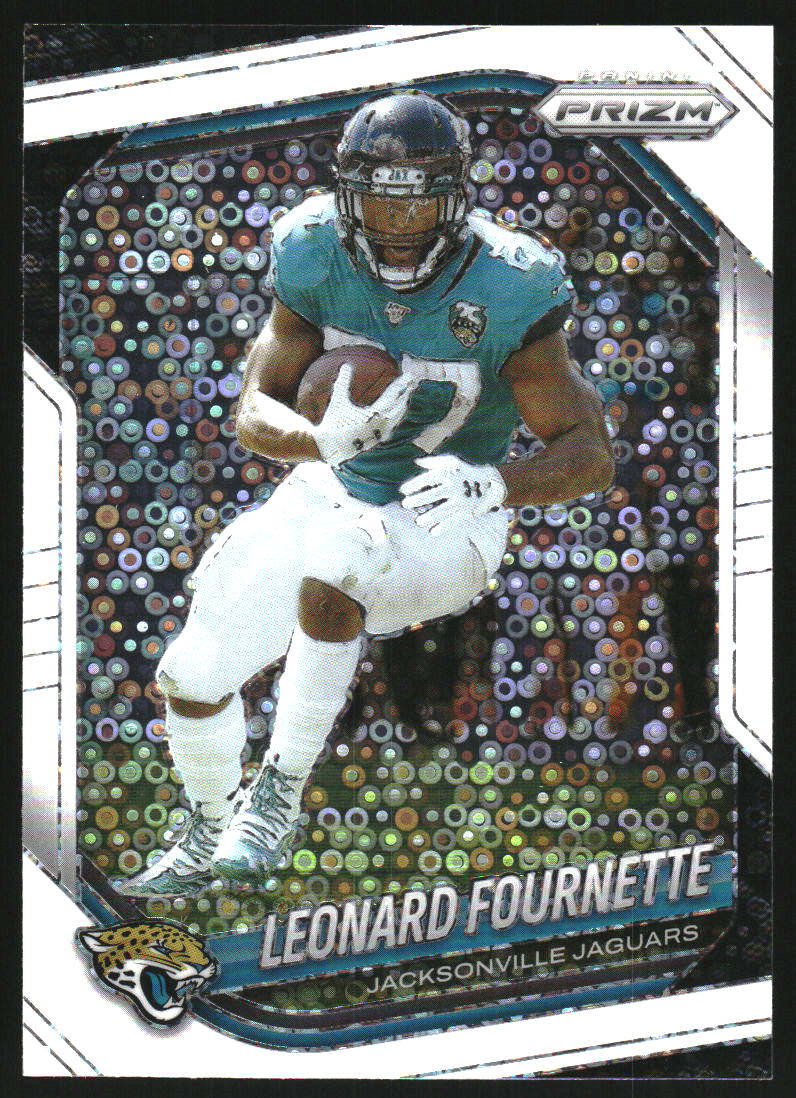 2025 Panini Prizm Prizms White Disco #37 Leonard Fournette