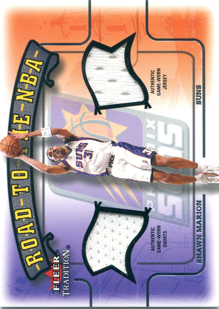 2002-03 Fleer Tradition Road to the NBA Game-Used #RTN5 Shawn Marion