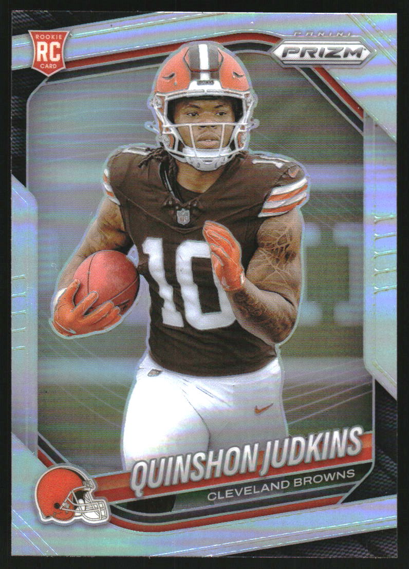 2025 Panini Prizm Prizms Silver #313 Quinshon Judkins