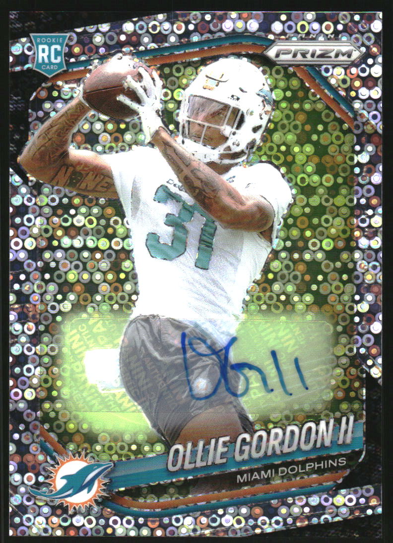 2025 Panini Prizm Autographs Prizms No Huddle #333 Ollie Gordon II