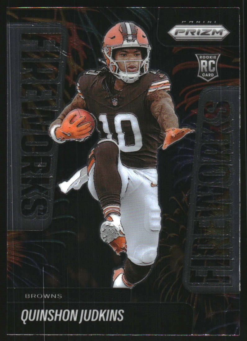 2025 Panini Prizm Fireworks #19 Quinshon Judkins