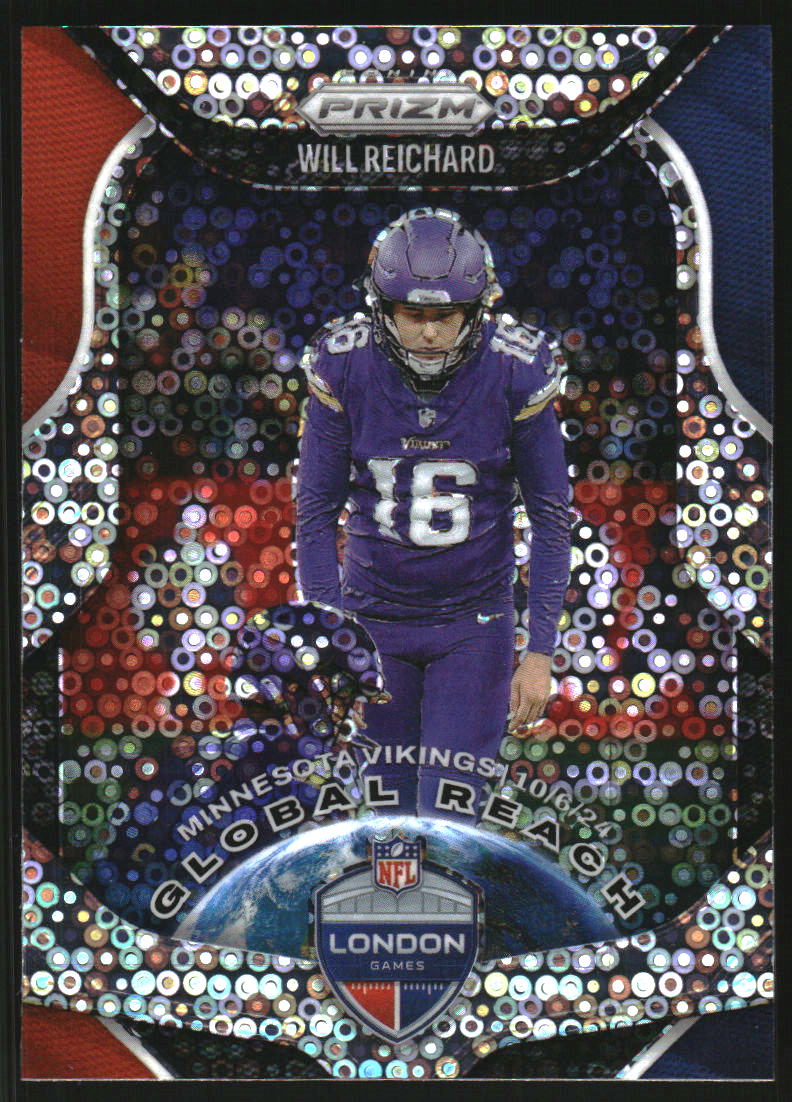 2025 Panini Prizm Global Reach Prizms No Huddle #4 Will Reichard