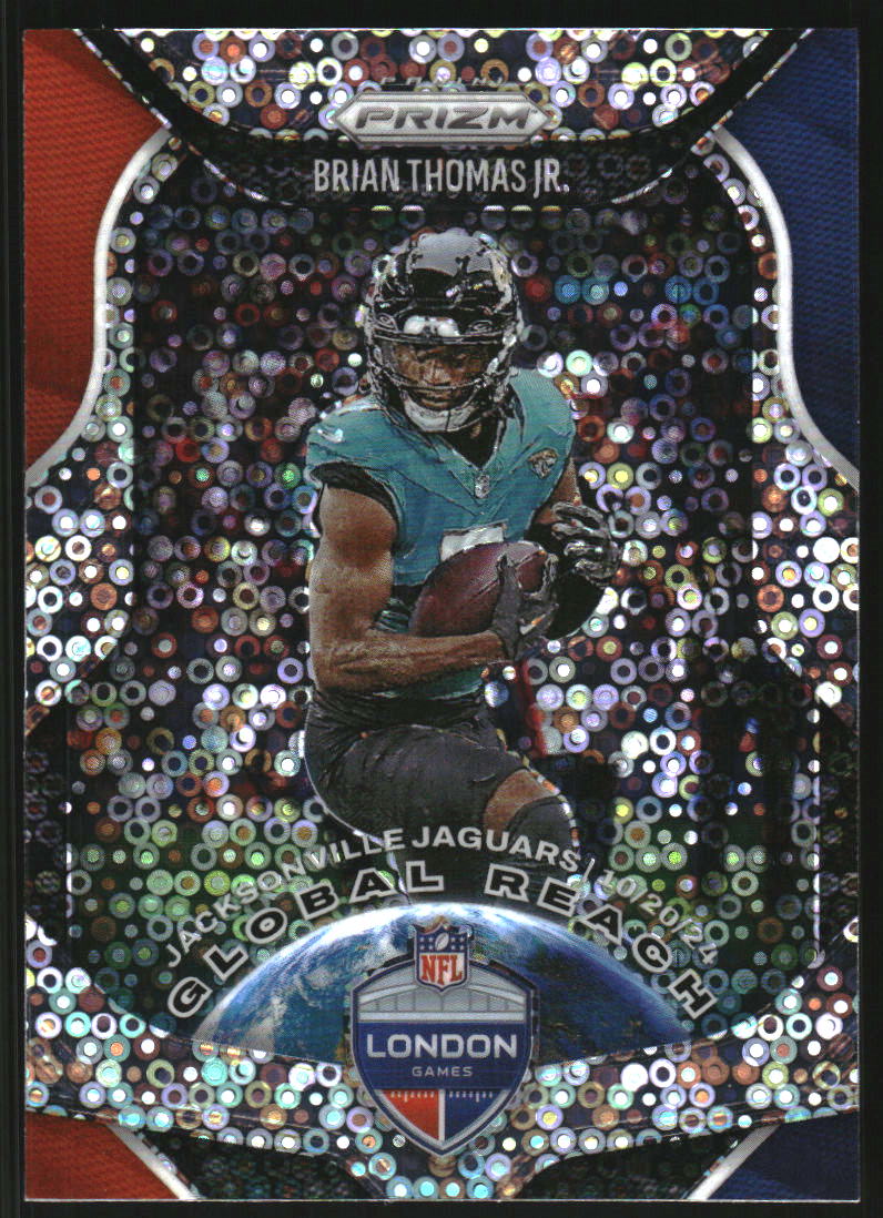 2025 Panini Prizm Global Reach Prizms No Huddle #8 Brian Thomas Jr.
