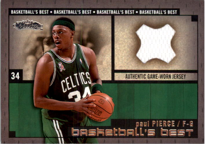 2002-03 Fleer Showcase Basketball's Best Memorabilia #BBM6 Paul Pierce JSY