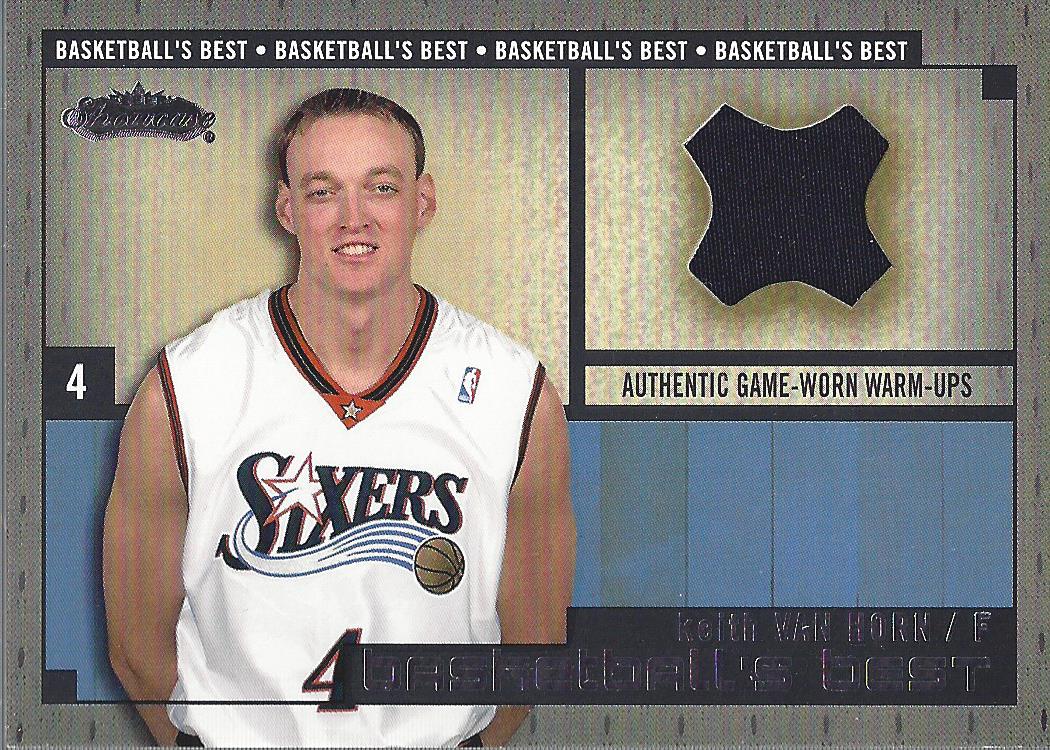 2002-03 Fleer Showcase Basketball's Best Memorabilia #BBM20 Keith Van Horn WU