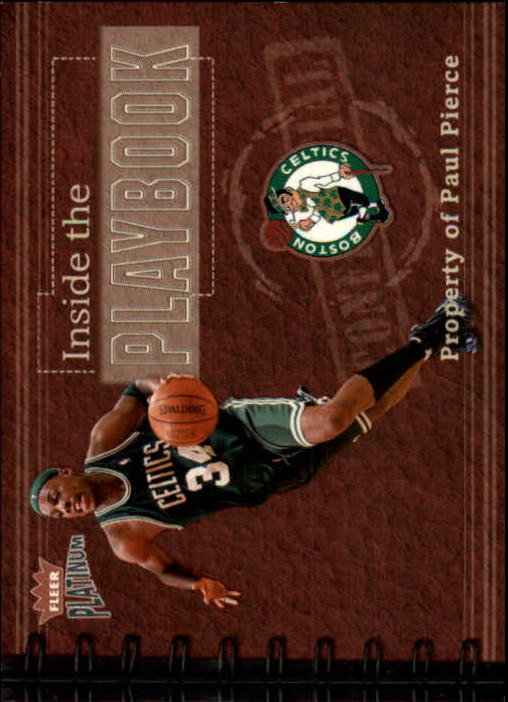 2002-03 Fleer Platinum Inside the Playbook #1PB Paul Pierce
