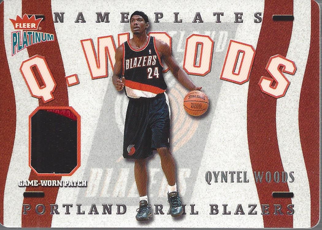 2002-03 Fleer Platinum Nameplates #QW Qyntel Woods/325
