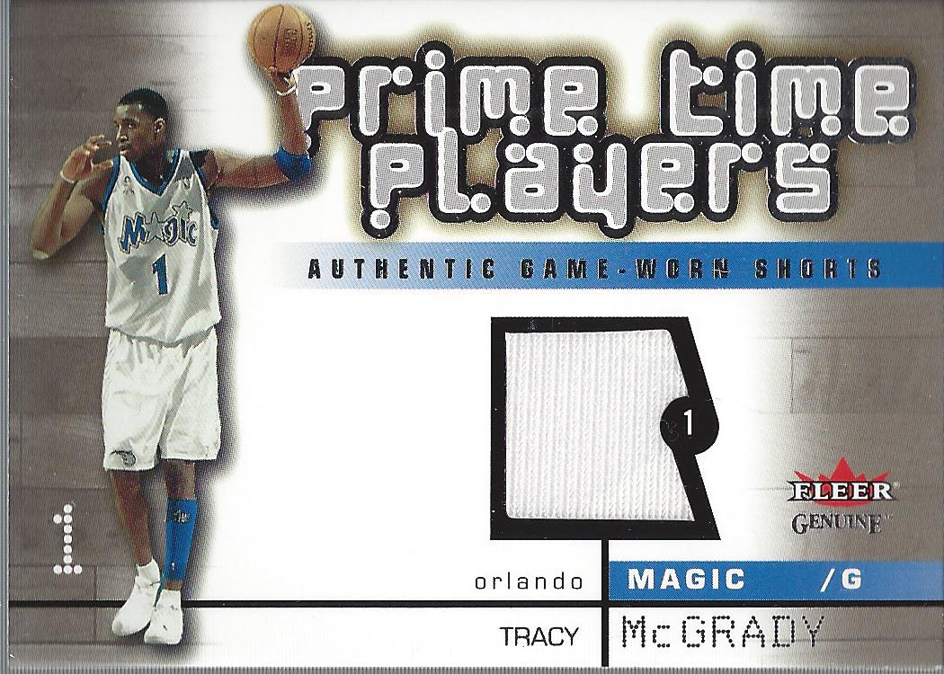 2002-03 Fleer Genuine Prime Time Players Jerseys #3 Tracy McGrady