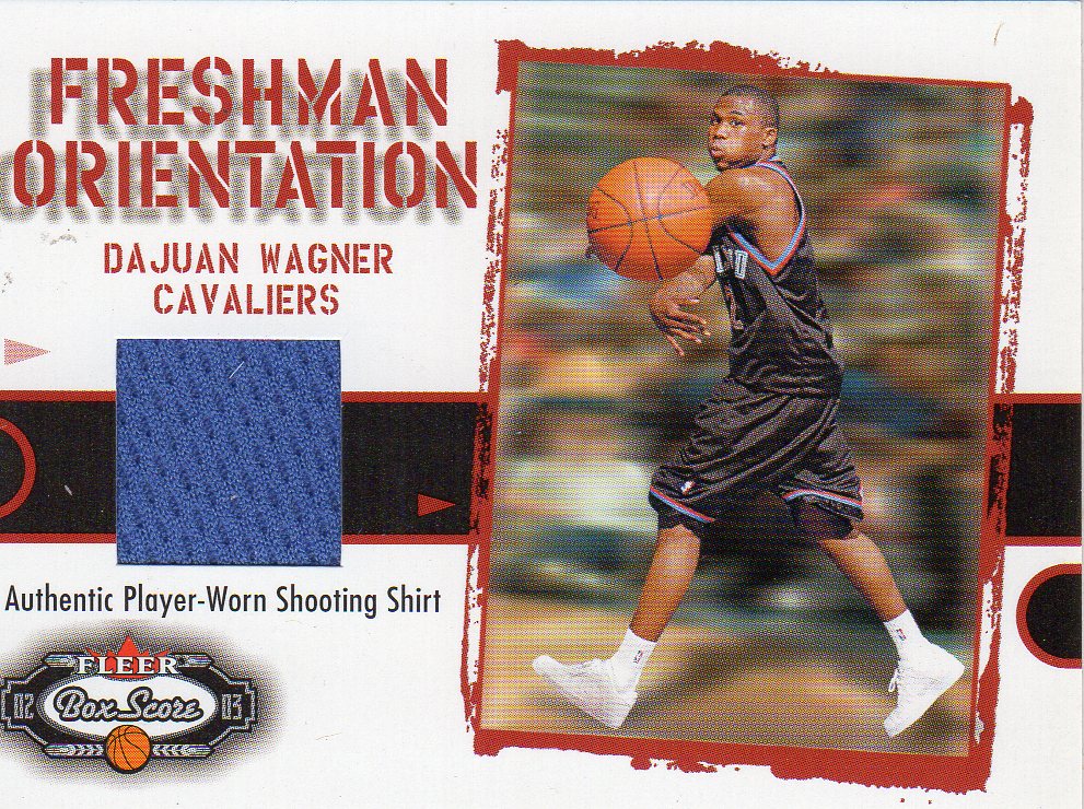2002-03 Fleer Box Score Freshman Orientation #FO9 DaJuan Wagner Shirt