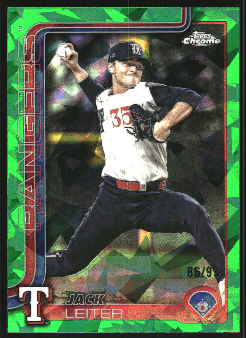 2025 Topps Chrome Update Sapphire Green #USC34 Caden Dana /99