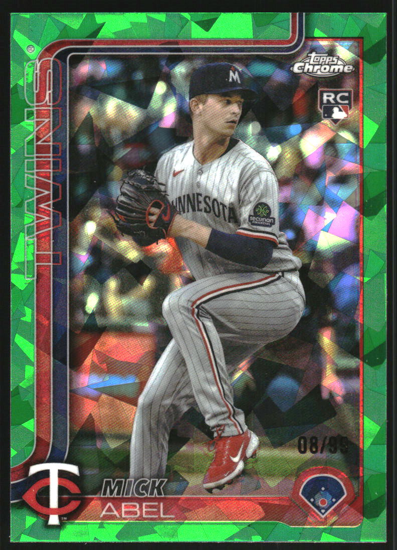 2025 Topps Chrome Update Sapphire Green #USC49 Mick Abel /99