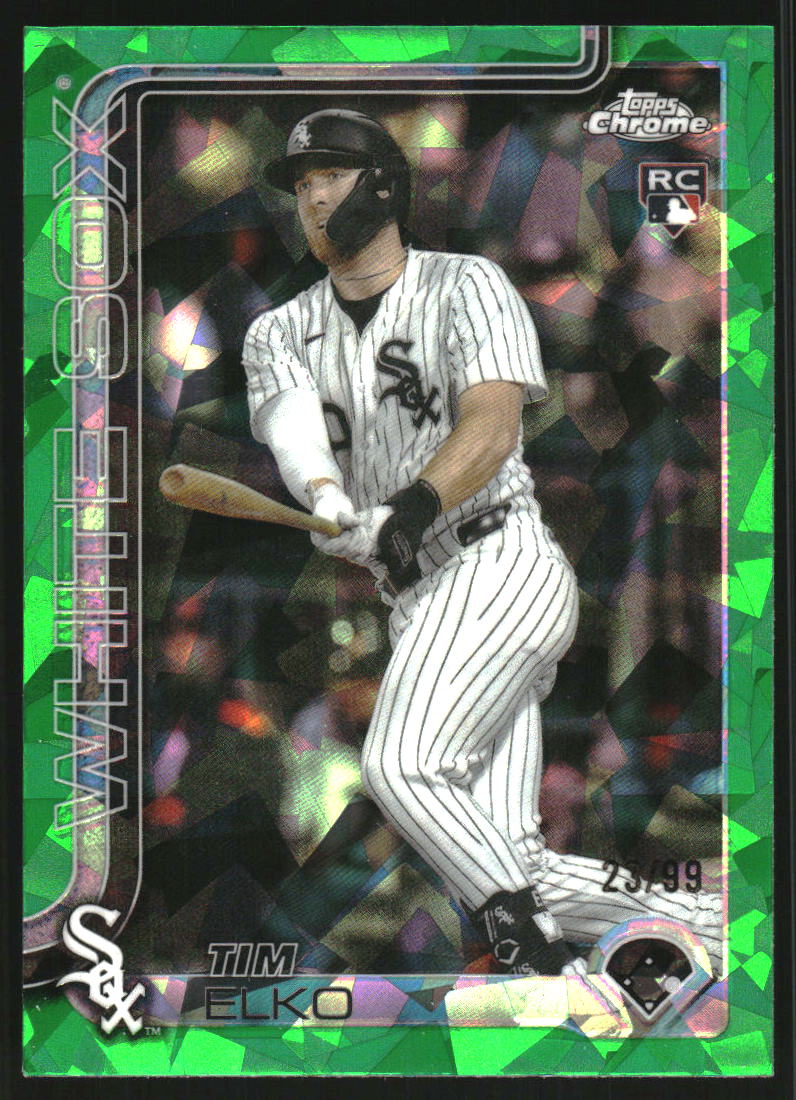 2025 Topps Chrome Update Sapphire Green #USC79 Tim Elko /99