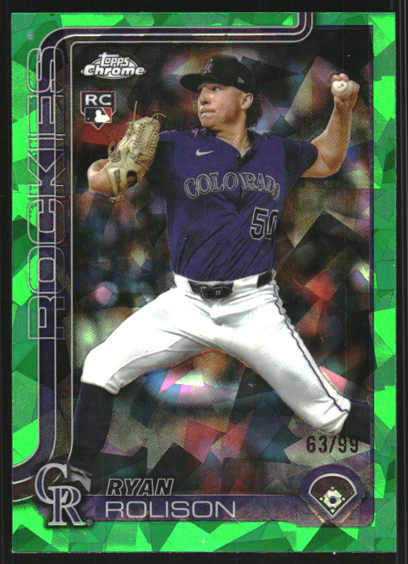 2025 Topps Chrome Update Sapphire Green #USC123 Ryan Rolison /99