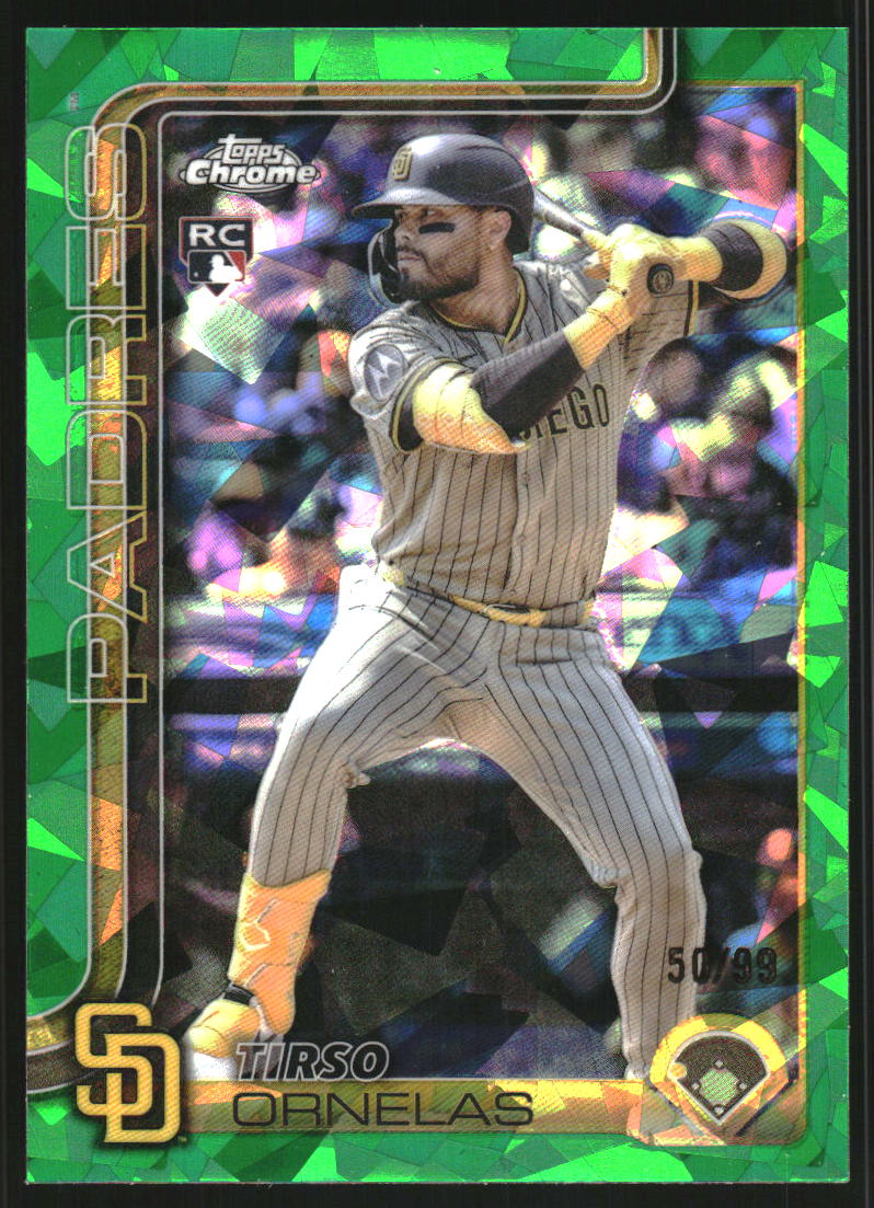 2025 Topps Chrome Update Sapphire Green #USC139 Tirso Ornelas /99