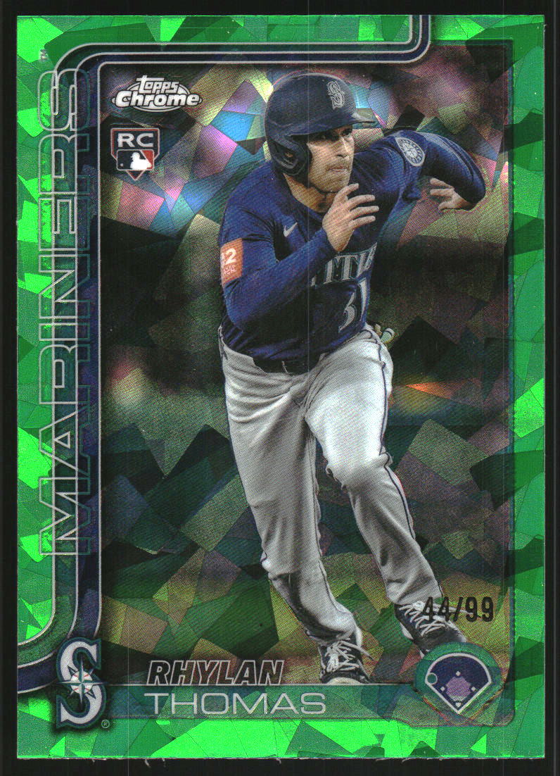 2025 Topps Chrome Update Sapphire Green #USC185 Rhylan Thomas /99