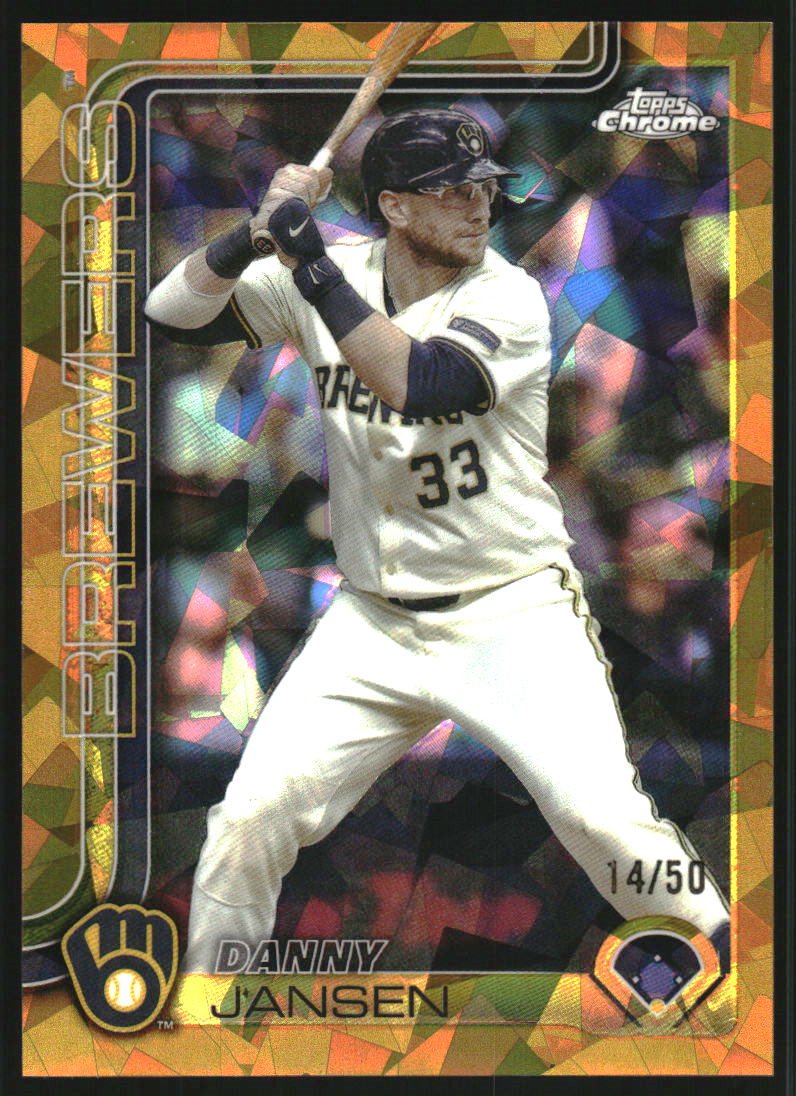 2025 Topps Chrome Update Sapphire Gold #USC122 Danny Jansen /50
