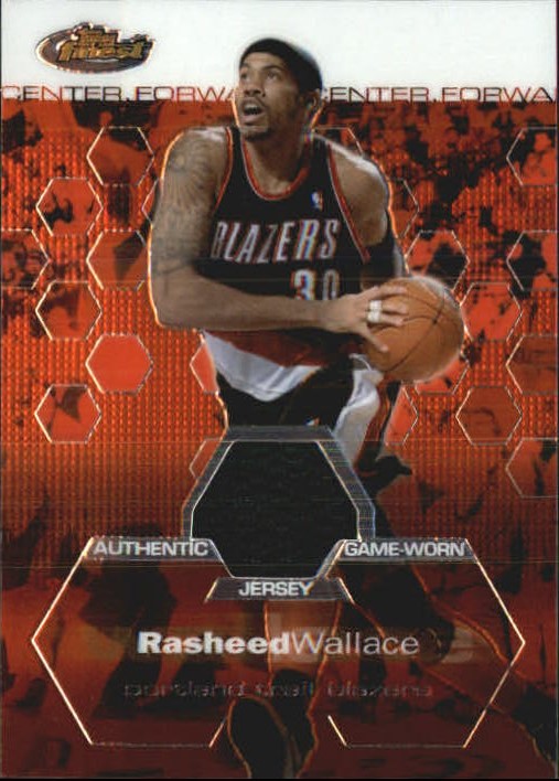 2002-03 Finest #144 Rasheed Wallace JSY