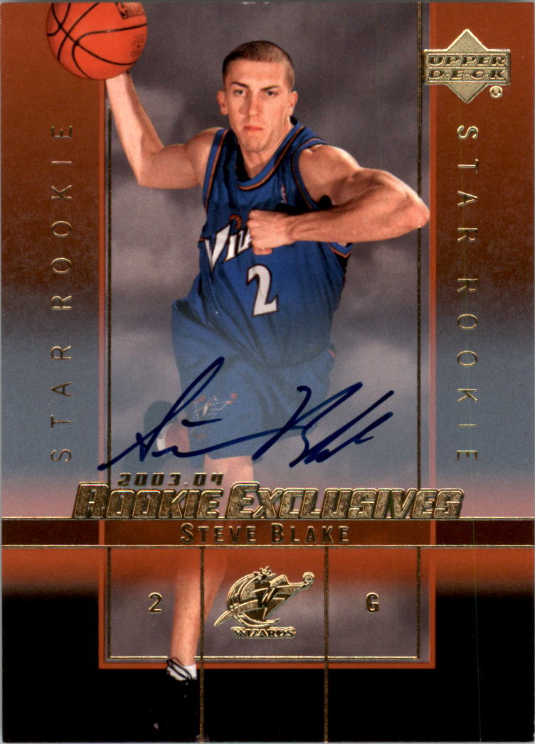 2003-04 Upper Deck Rookie Exclusives Autographs #A29 Steve Blake