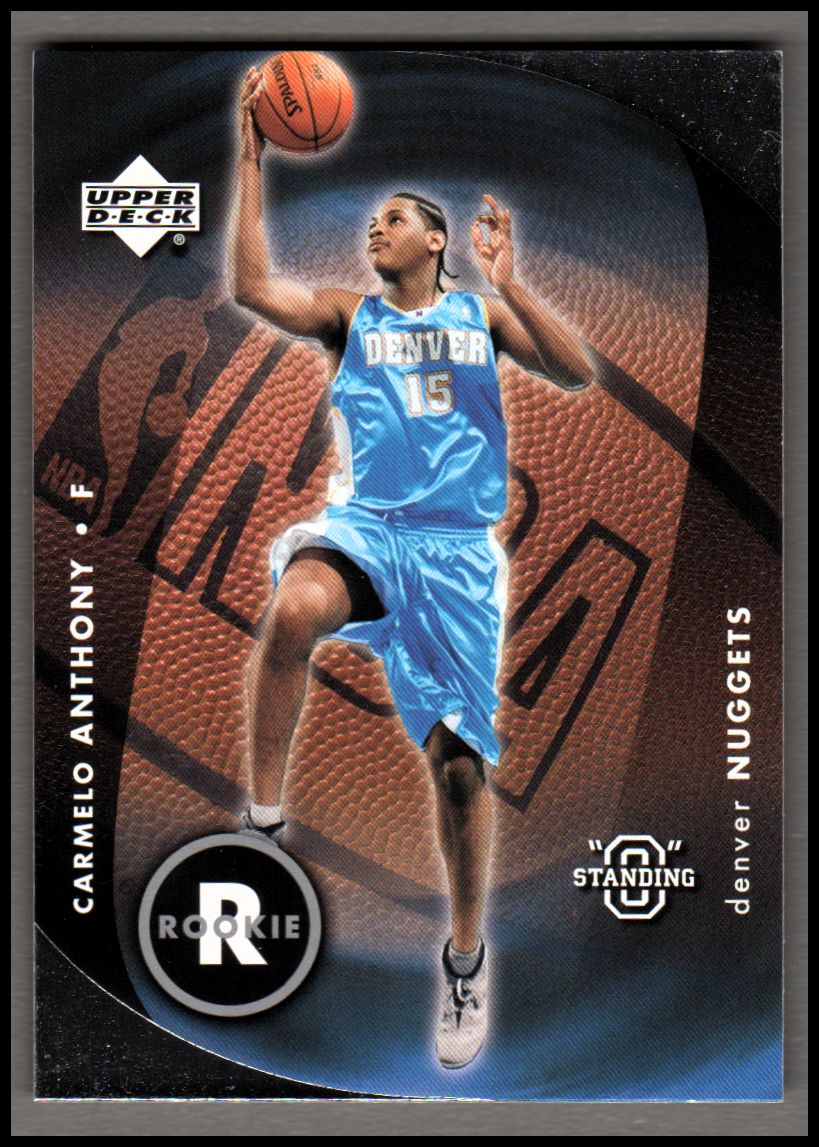 2003-04 Upper Deck Standing O Die Cuts/Embossed #87 Carmelo Anthony - NM-MT