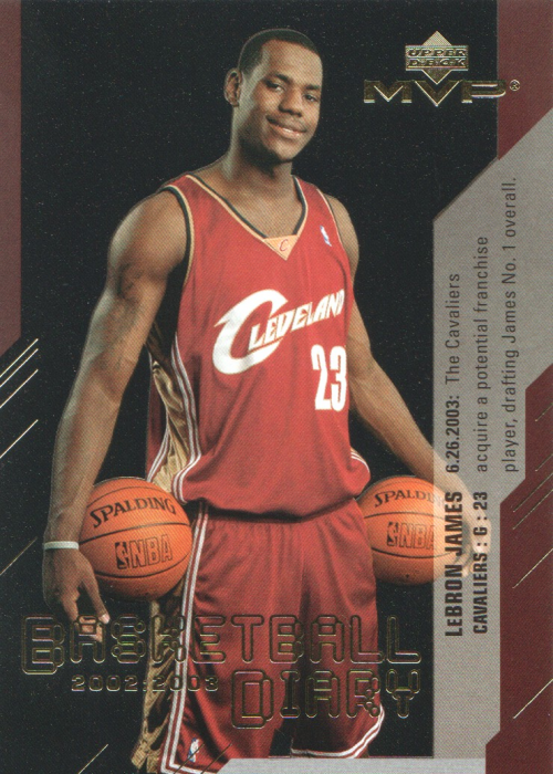 2003 upper deck mvp lebron james