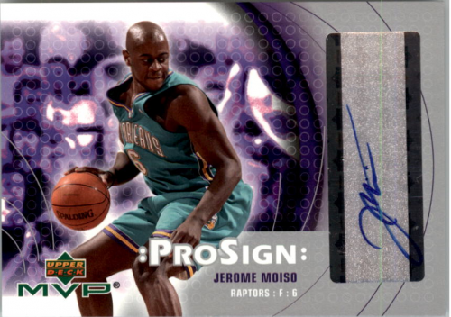 2003-04 Upper Deck MVP ProSign #JM Jerome Moiso