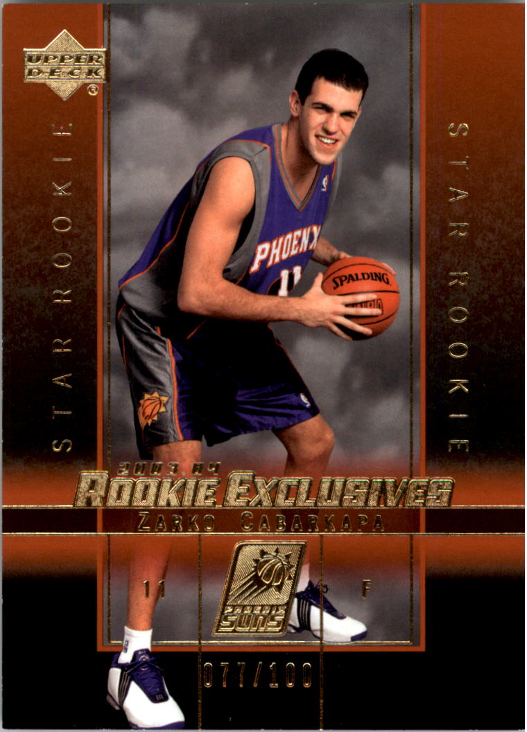 2003-04 Upper Deck Rookie Exclusives Gold #13 Zarko Cabarkapa