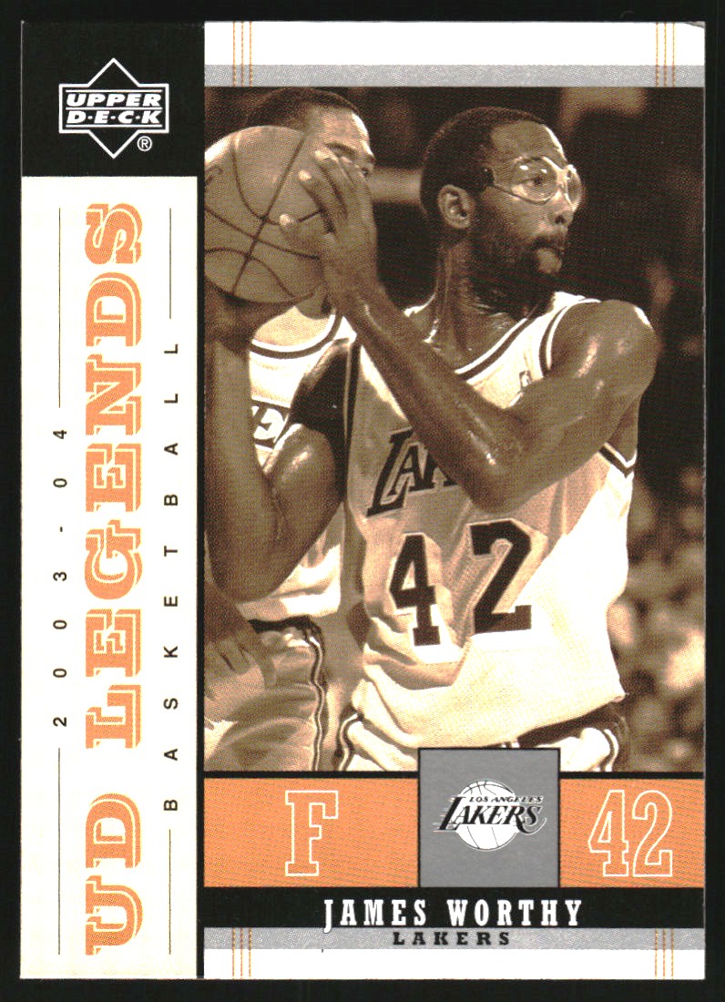 2003-04 Upper Deck Legends Throwback #42 James Worthy