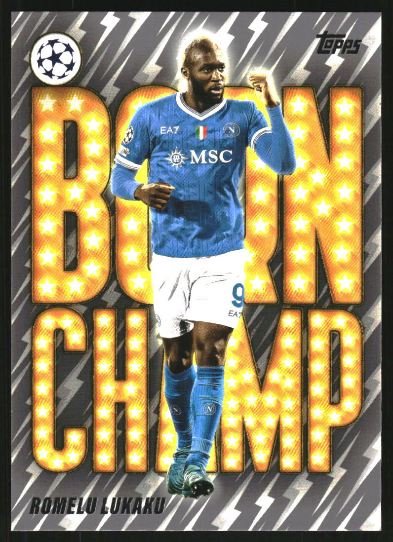2025-26 Topps UEFA Club Competitions Born Champ #BC8 Romelu Lukaku