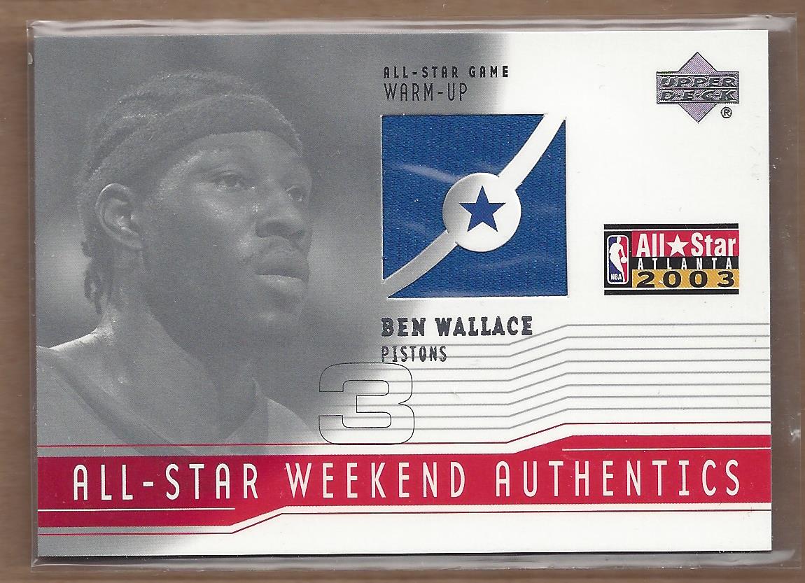 2003-04 Upper Deck All-Star Weekend Authentics #ASBW Ben Wallace
