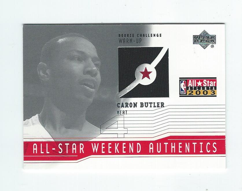 2003-04 Upper Deck All-Star Weekend Authentics #ASCB Caron Butler