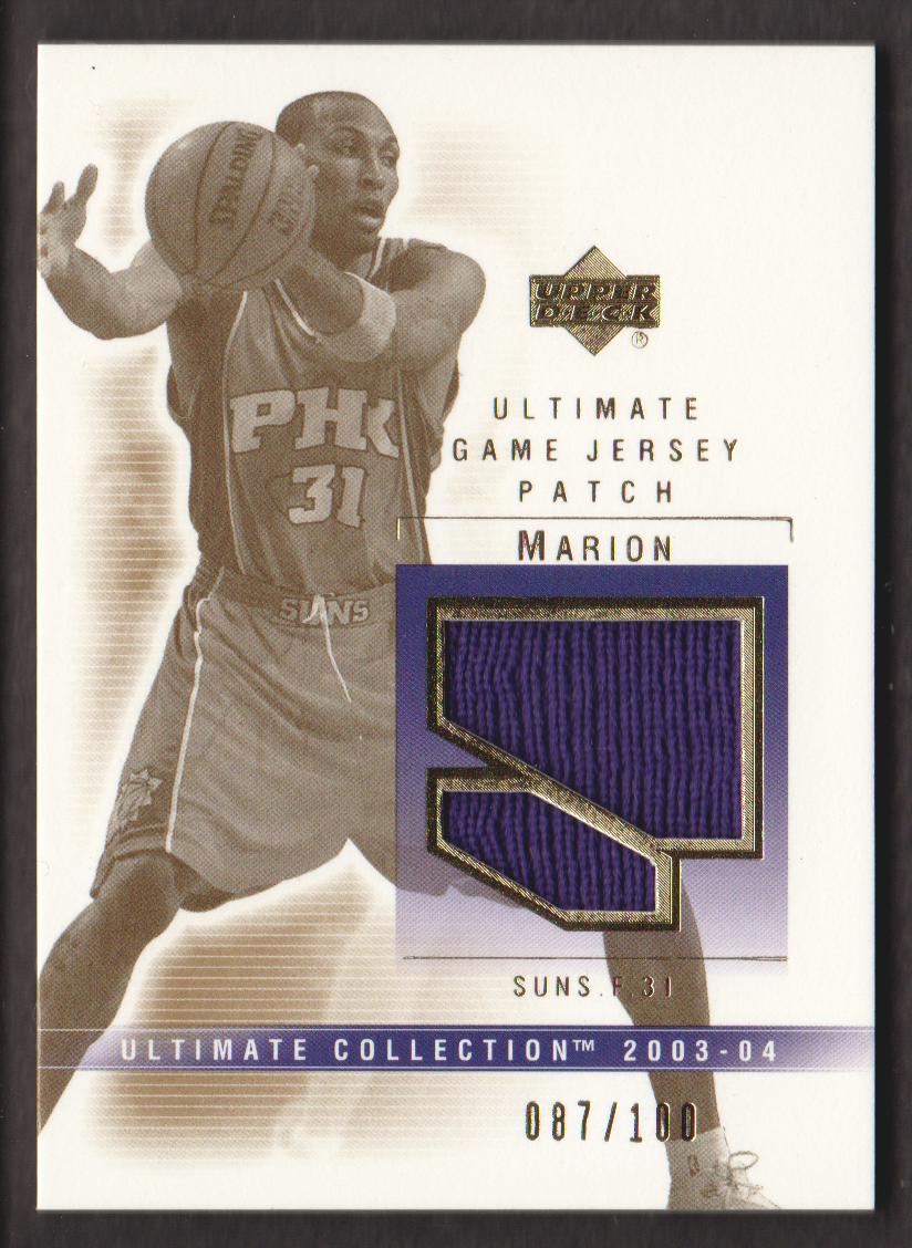2003-04 Ultimate Collection Patches #SH Shawn Marion
