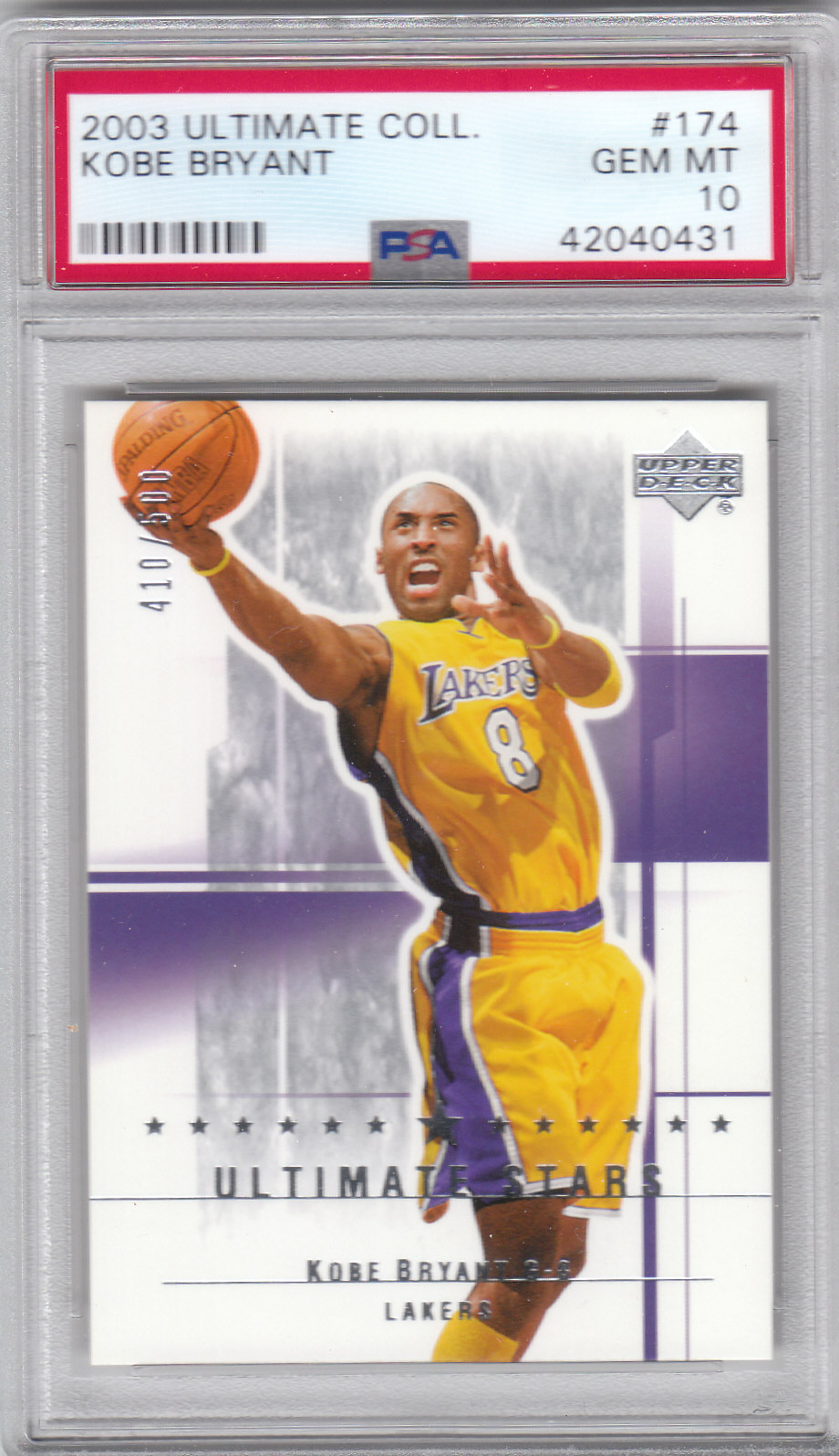 2003-04 Ultimate Collection #174 Kobe Bryant US