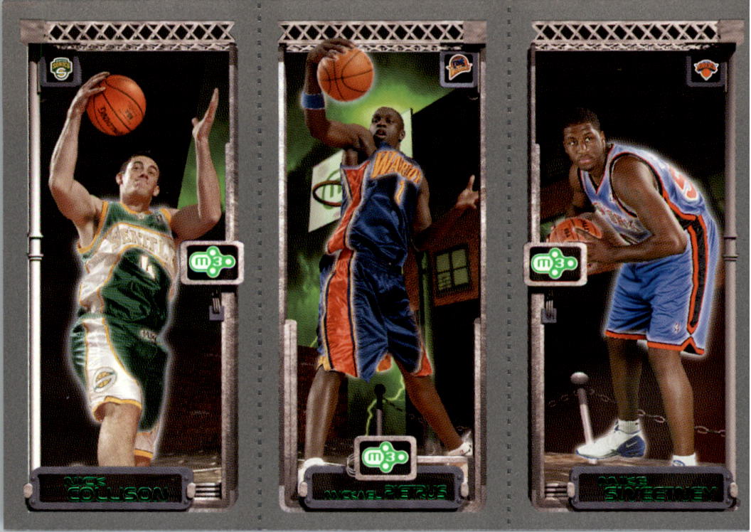 2003-04 Topps Rookie Matrix #CPS Nick Collison 122 RC/Mickael Pietrus 121 RC/Mike Sweetney 119 RC