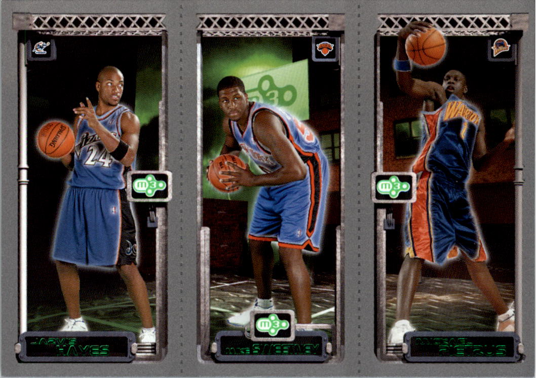 2003-04 Topps Rookie Matrix #HSP Jarvis Hayes 120 RC/Mike Sweetney 119 RC/Mickael Pietrus 121 RC