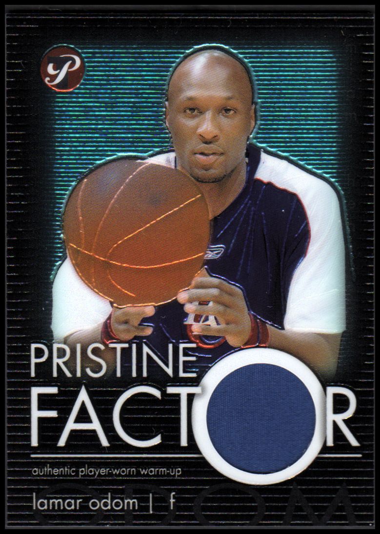 2003-04 Topps Pristine Factor Relics #LO Lamar Odom E