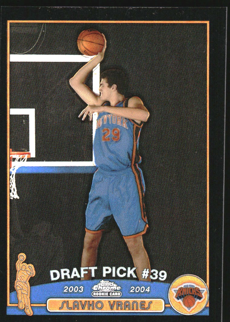 2003-04 Topps Chrome Refractors Black #146A Slavko Vranes