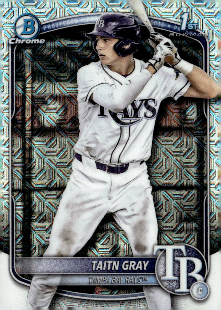 2025 Bowman Chrome Draft Mega Box #BDC7 Taitn Gray - NM-MT