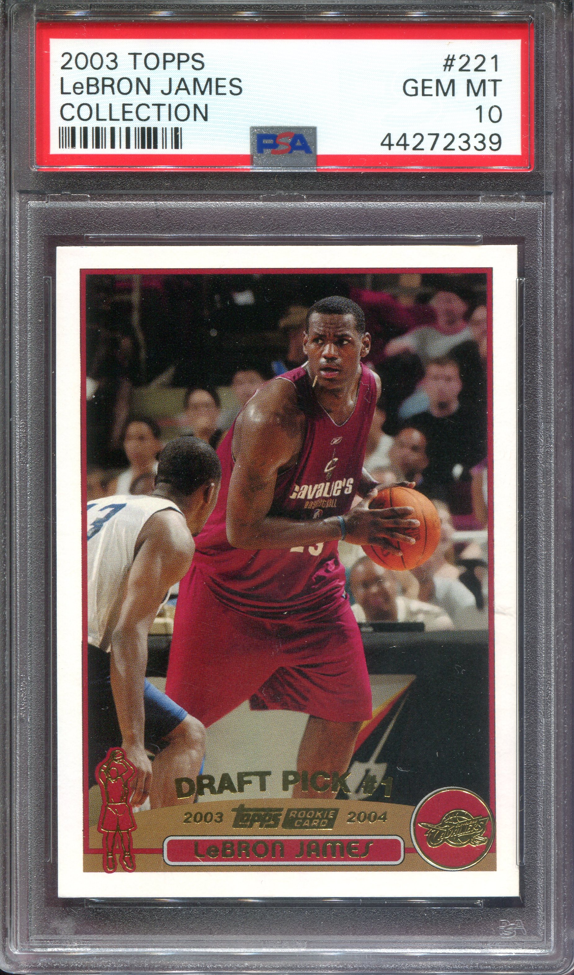 2003-04 Topps Collection #221 LeBron James RC - RARE GRADED ROOKIE