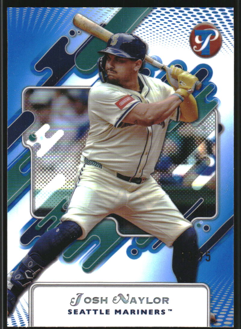 2025 Topps Pristine Blue Refractors #18 Josh Naylor /75