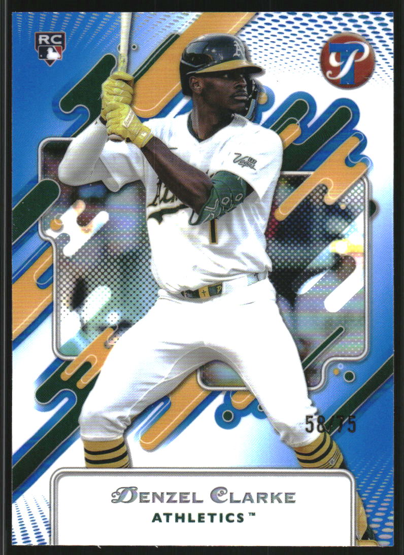 2025 Topps Pristine Blue Refractors #51 Denzel Clarke /75